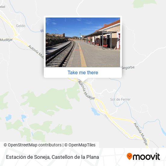 mapa Estación de Soneja