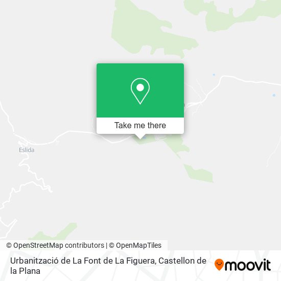 Urbanització de La Font de La Figuera map