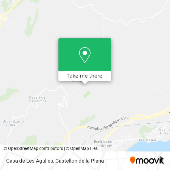 Casa de Les Agulles map