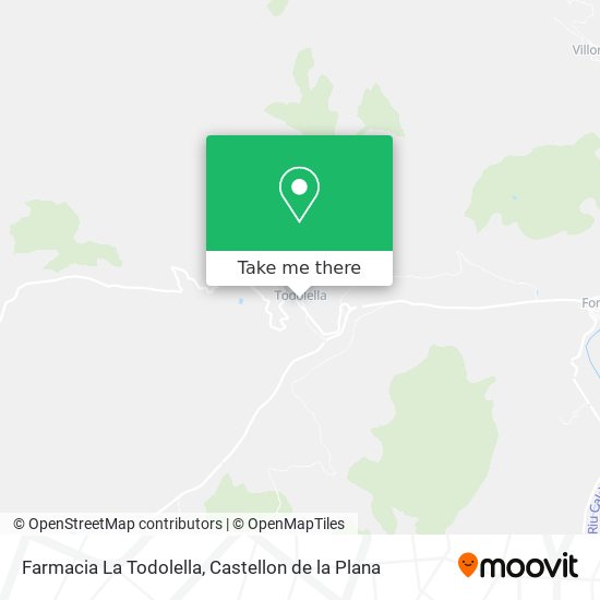 mapa Farmacia La Todolella