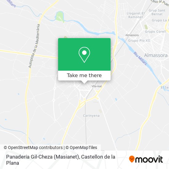 Panadería Gil-Cheza (Masianet) map