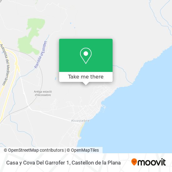 Casa y Cova Del Garrofer 1 map