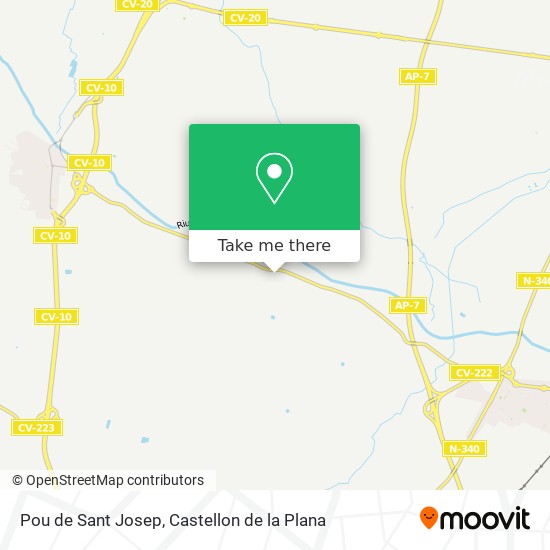 mapa Pou de Sant Josep