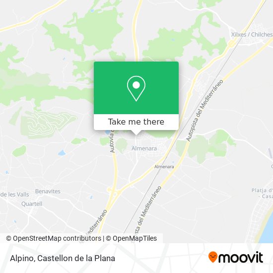 Alpino map