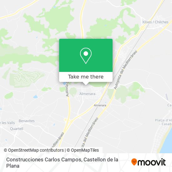 Construcciones Carlos Campos map