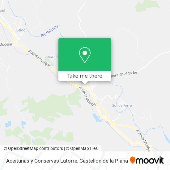 Aceitunas y Conservas Latorre map
