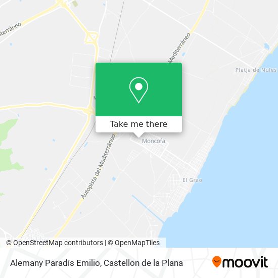 Alemany Paradís Emilio map