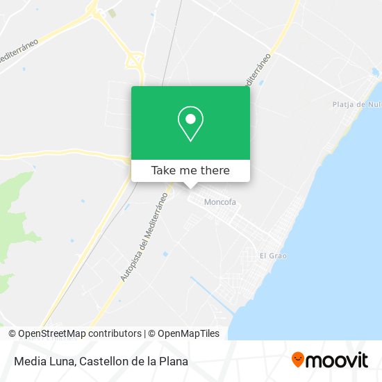Media Luna map