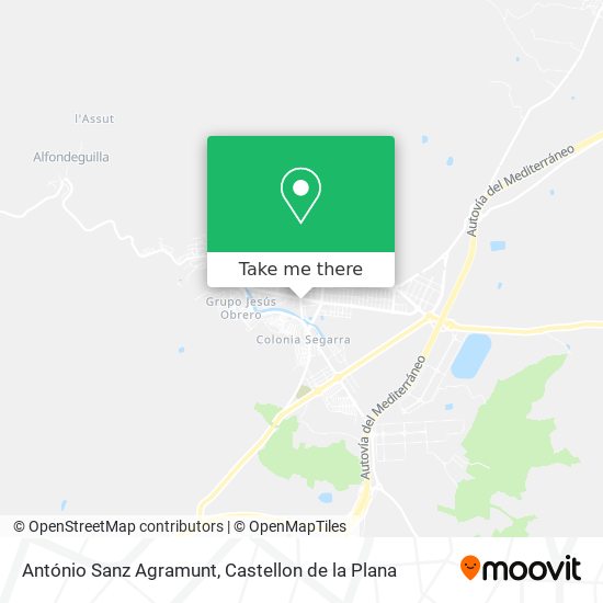 António Sanz Agramunt map