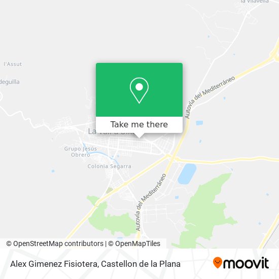 Alex Gimenez Fisiotera map