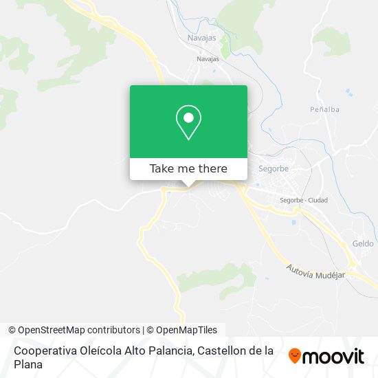 Cooperativa Oleícola Alto Palancia map