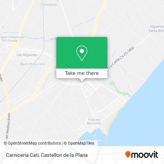 Carniceria Cati map
