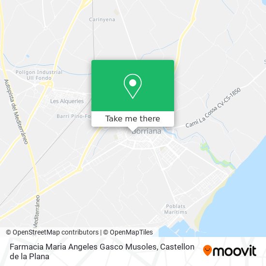 Farmacia Maria Angeles Gasco Musoles map