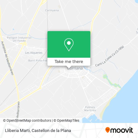 Lliberia Marti map