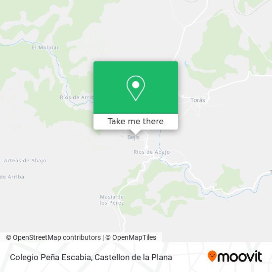 mapa Colegio Peña Escabia