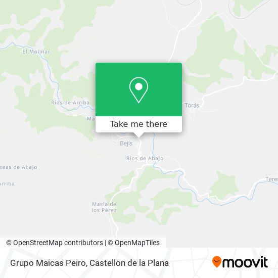 Grupo Maicas Peiro map