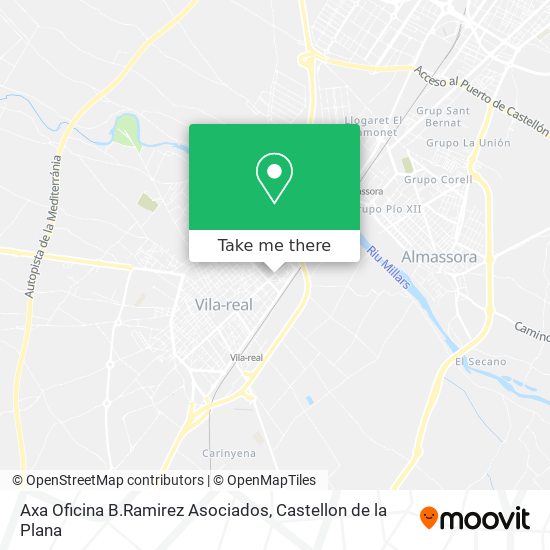 mapa Axa Oficina B.Ramirez Asociados