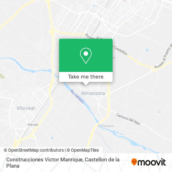 Construcciones Victor Manrique map