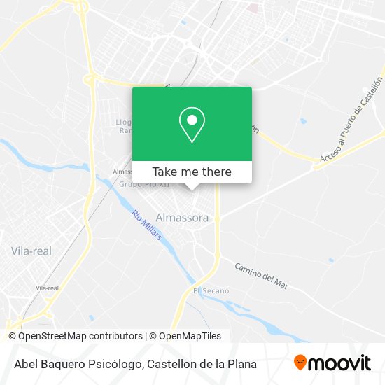 Abel Baquero Psicólogo map