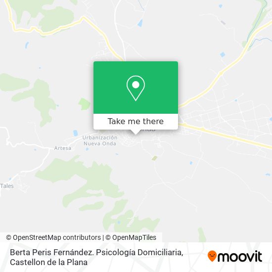 Berta Peris Fernández. Psicología Domiciliaria map