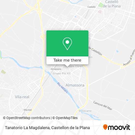 Tanatorio La Magdalena map