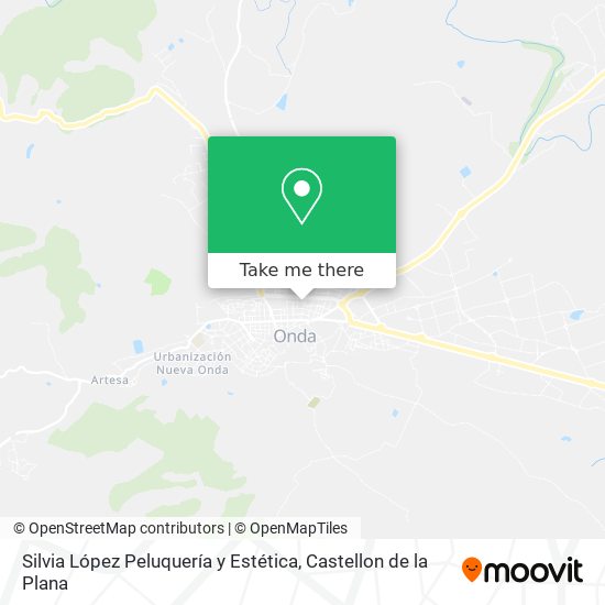 Silvia López Peluquería y Estética map