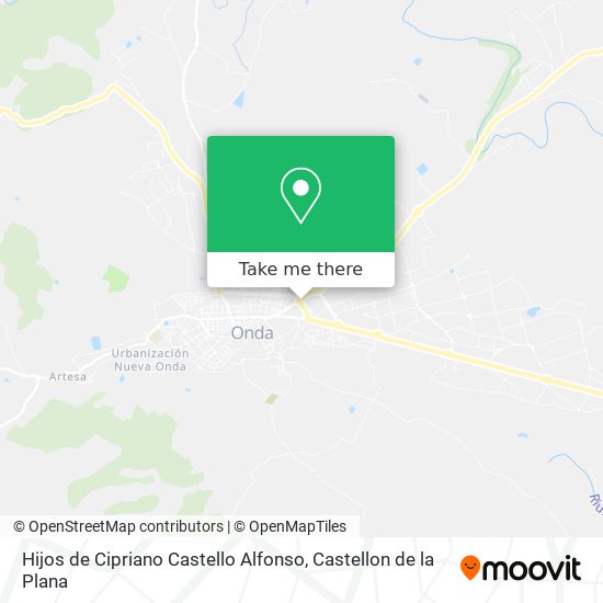 Hijos de Cipriano Castello Alfonso map