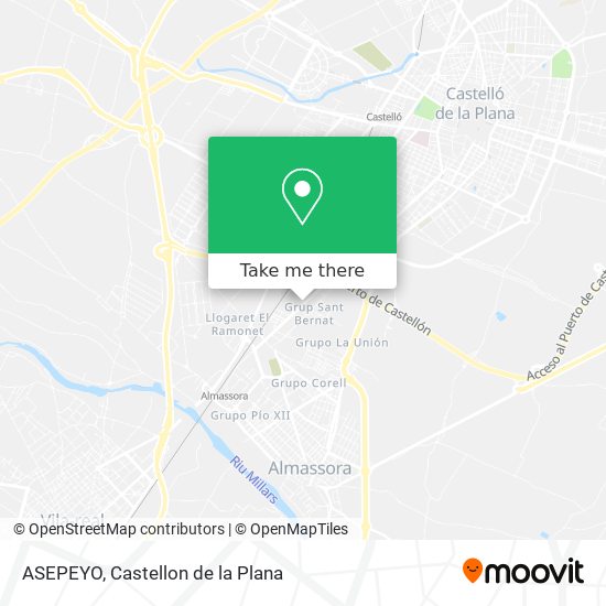 ASEPEYO map
