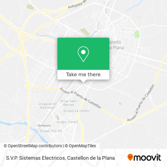 S.V.P. Sistemas Electricos map