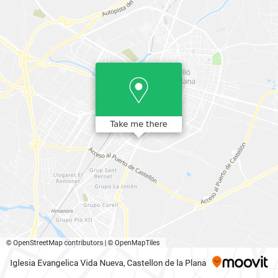 Iglesia Evangelica Vida Nueva map
