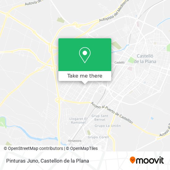 Pinturas Juno map
