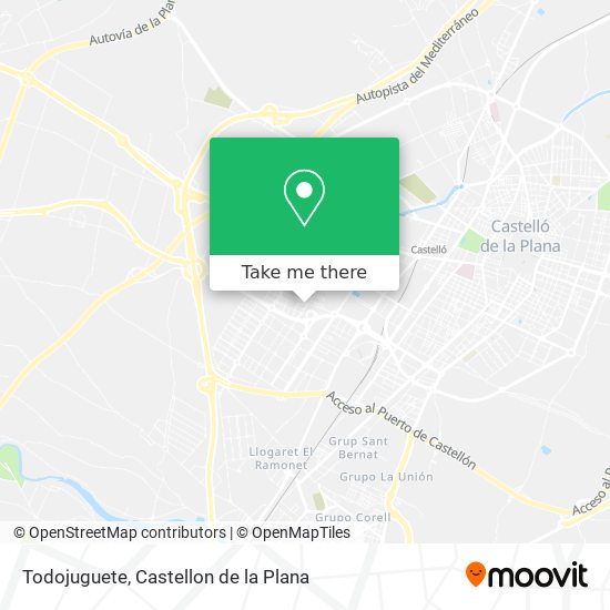 Todojuguete map