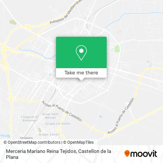 Merceria Mariano Reina Tejidos map