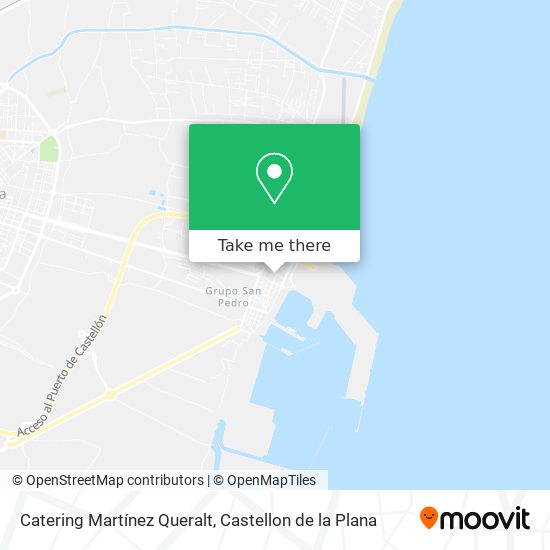 Catering Martínez Queralt map