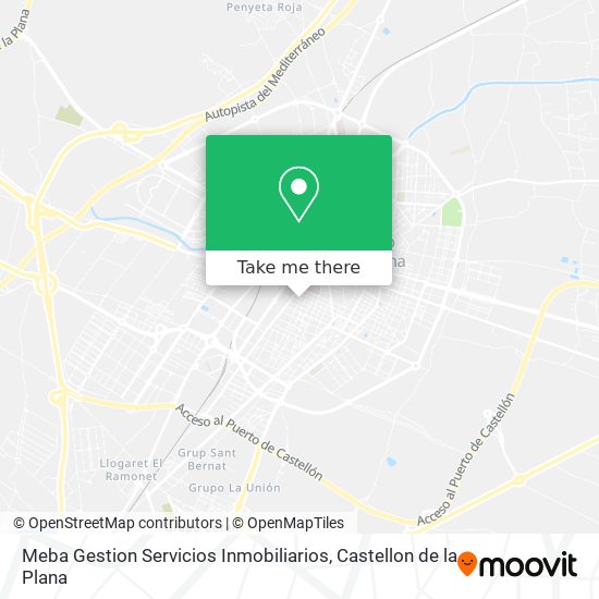 Meba Gestion Servicios Inmobiliarios map