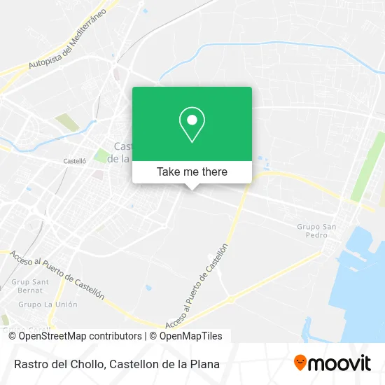 mapa Rastro del Chollo