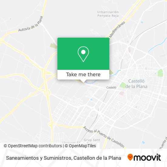 Saneamientos y Suministros map