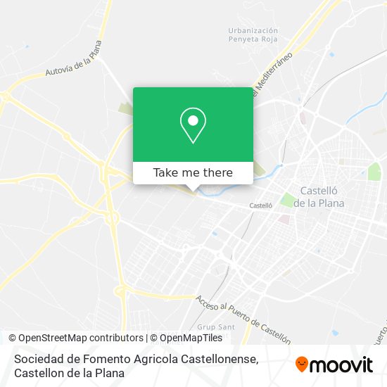 mapa Sociedad de Fomento Agricola Castellonense