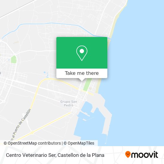 mapa Centro Veterinario Ser