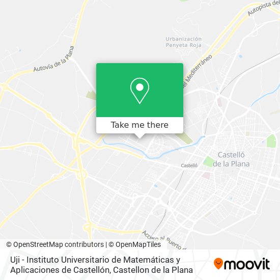 Uji - Instituto Universitario de Matemáticas y Aplicaciones de Castellón map