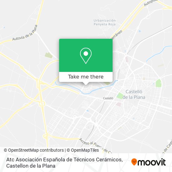 Atc Asociación Española de Técnicos Cerámicos map