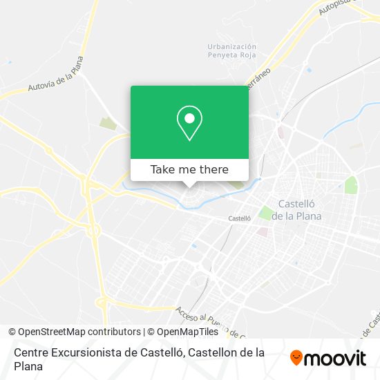 Centre Excursionista de Castelló map