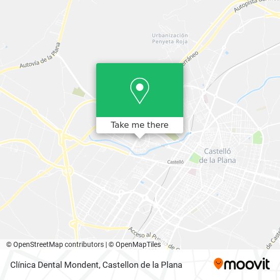 Clínica Dental Mondent map
