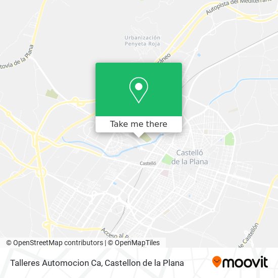 Talleres Automocion Ca map