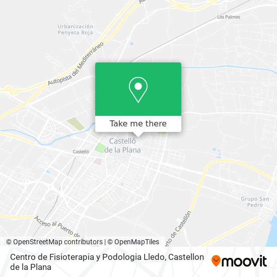 Centro de Fisioterapia y Podologia Lledo map