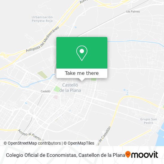 Colegio Oficial de Economistas map