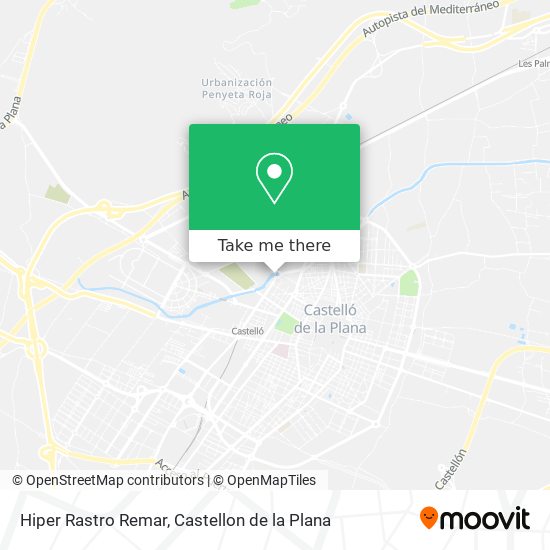 Hiper Rastro Remar map