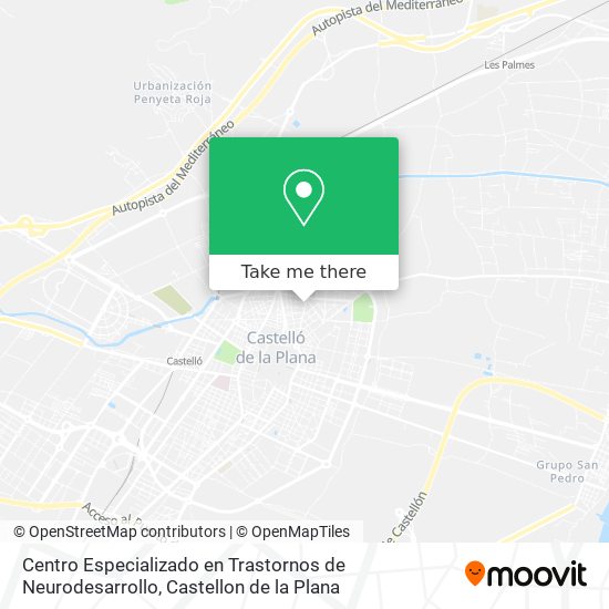 Centro Especializado en Trastornos de Neurodesarrollo map