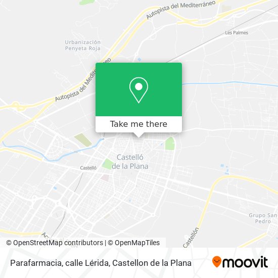 Parafarmacia, calle Lérida map