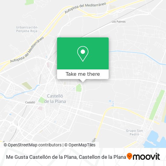 Me Gusta Castellón de la Plana map